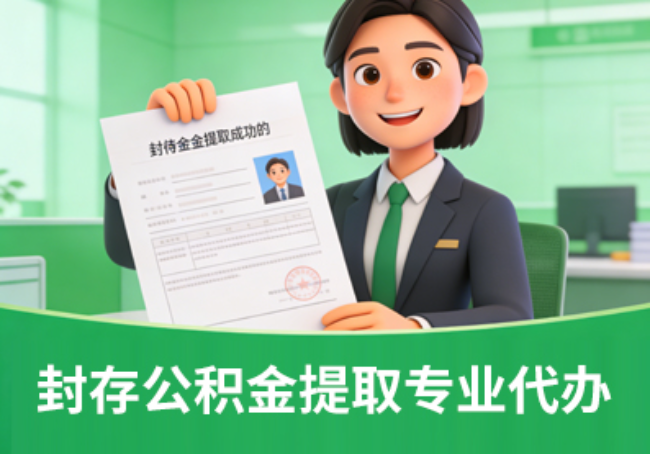 潍坊封存公积金代办提取